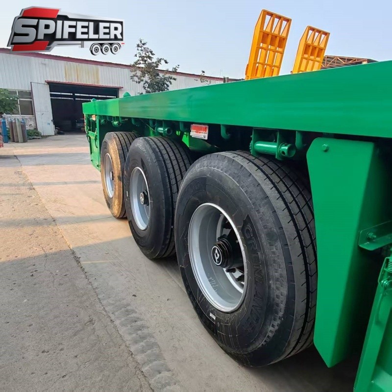 Container Flatbed Semi Trailer factory